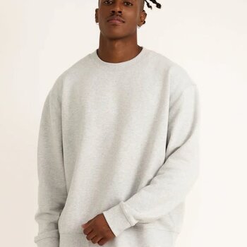 Organic Basics Weekend Boxy Fit Crewneck Sweatshirt