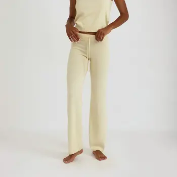 Organic Basics Soft Knit Straight Leg pants
