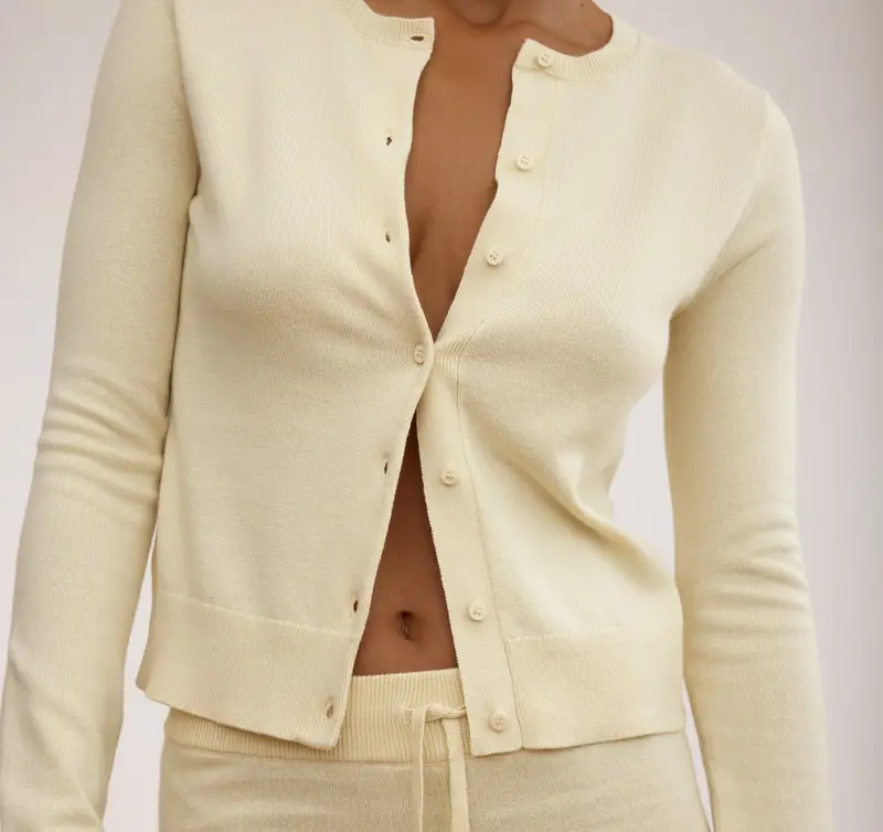 Organic Basics Organic Basics Soft Knit Slim Cardigan