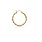 T.I.T.S. T.I.T.S. Twist Hoop Oorbel Goud Medium