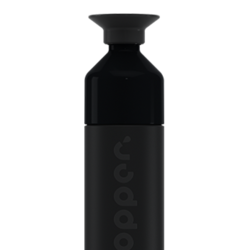 Dopper Insulated Water Bottle Blazing Black. 580ml