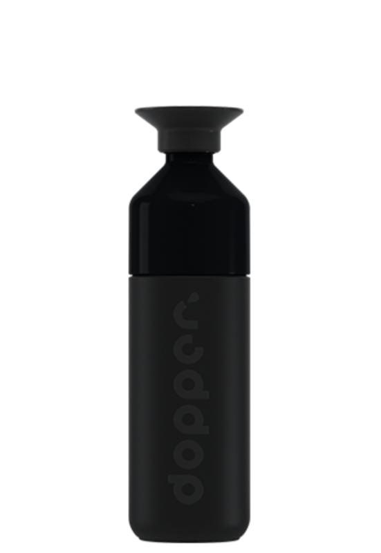 Dopper Dopper Insulated Water Bottle Blazing Black. 580ml
