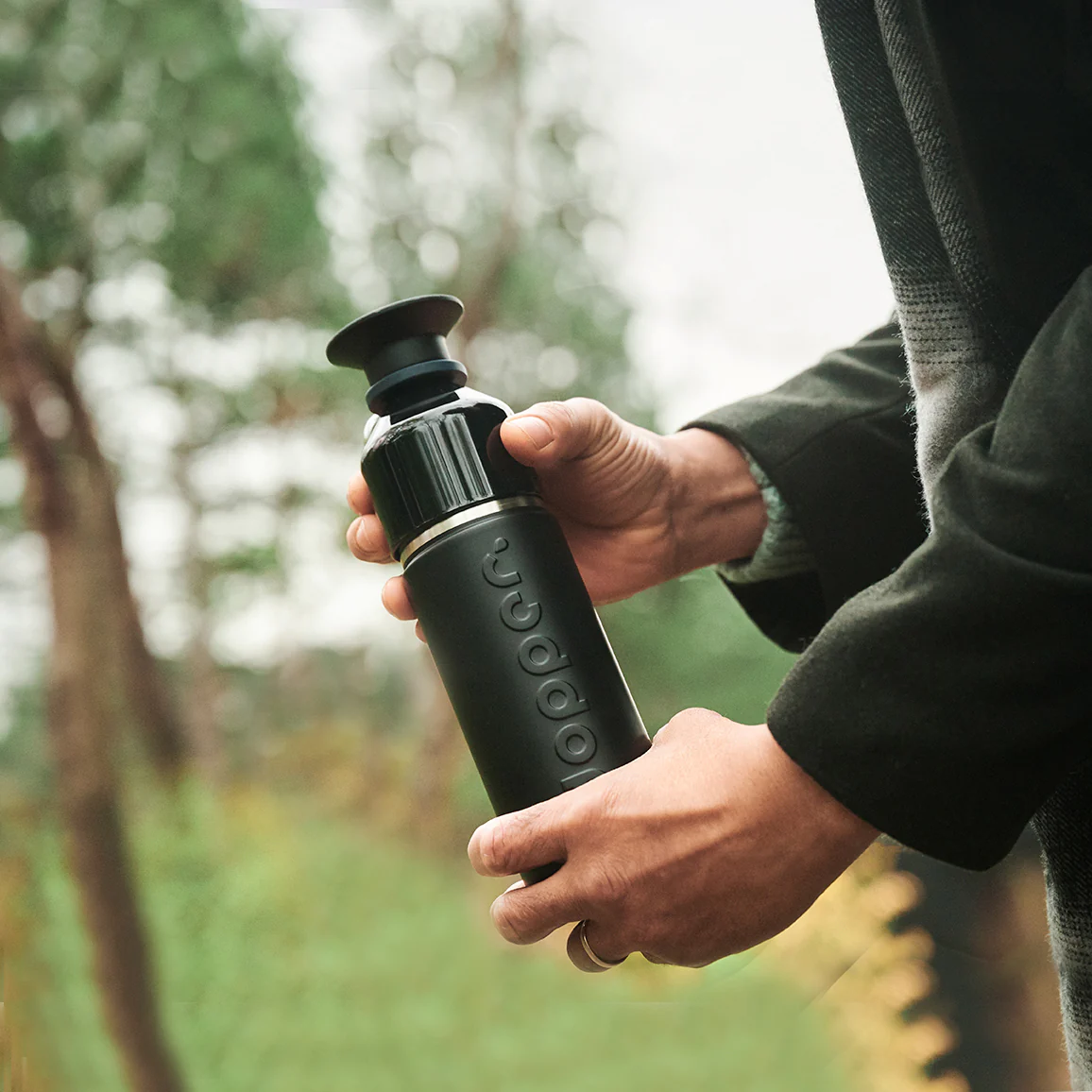 Dopper Dopper Insulated Water Bottle Blazing Black. 580ml