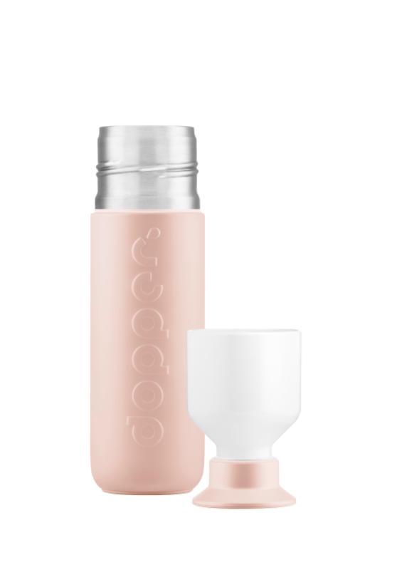 Dopper Dopper Insulated Bottle Pebble Peach 350ml