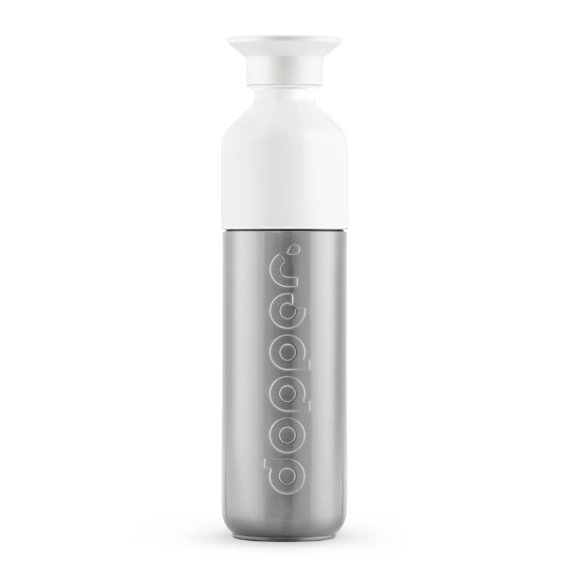 Dopper Dopper Insulated Waterfles Silver 350 ml
