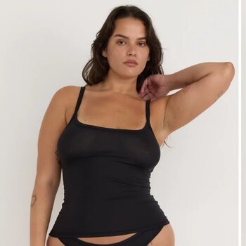 Organic Basics Soft Touch Veil Cami Black