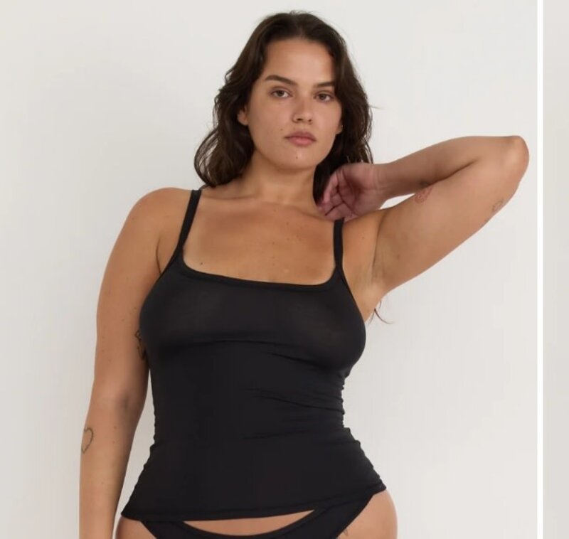 Organic Basics Organic Basics Soft Touch Veil Cami Black