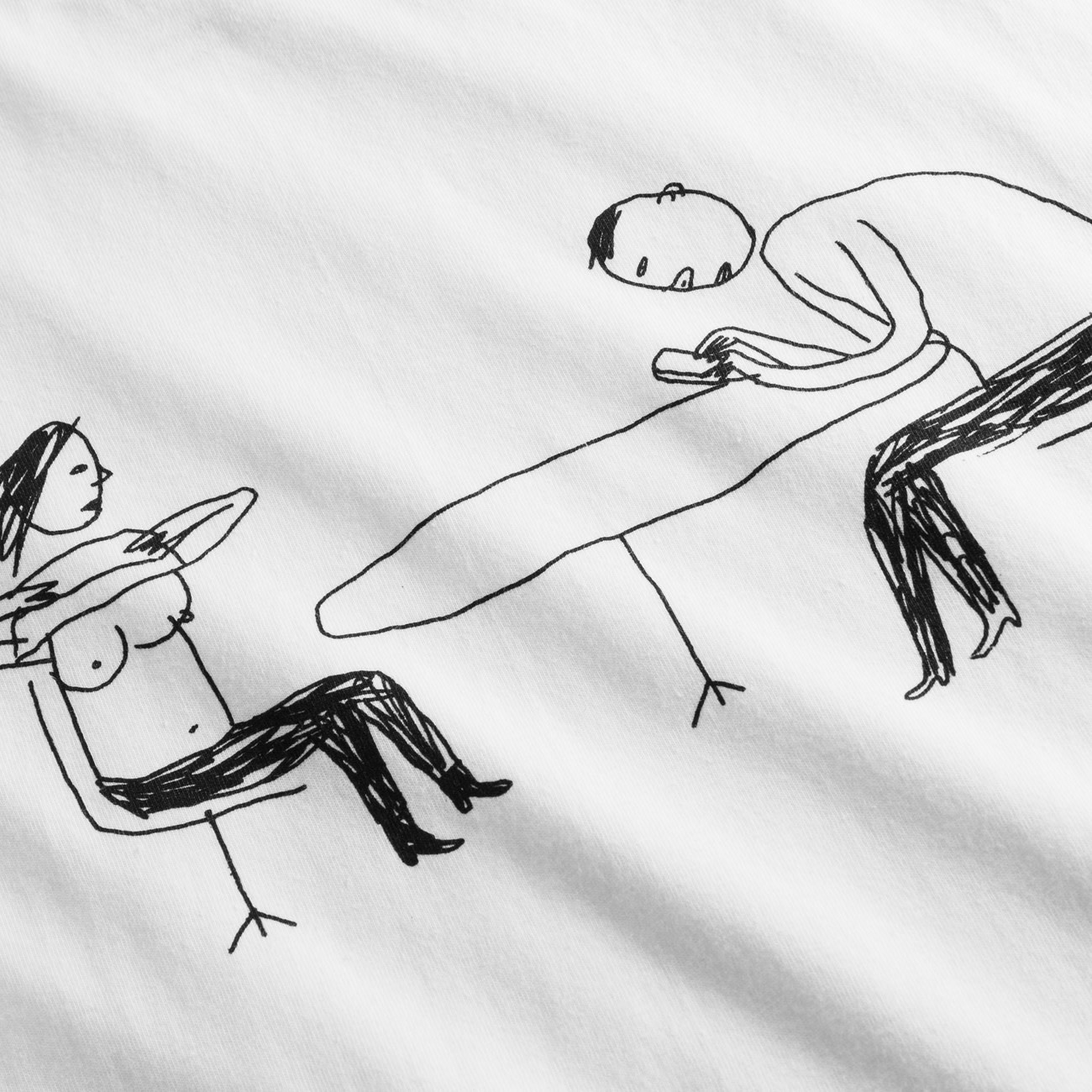 Dedicated Dedicated T-Shirt Stockholm Phoney Date White