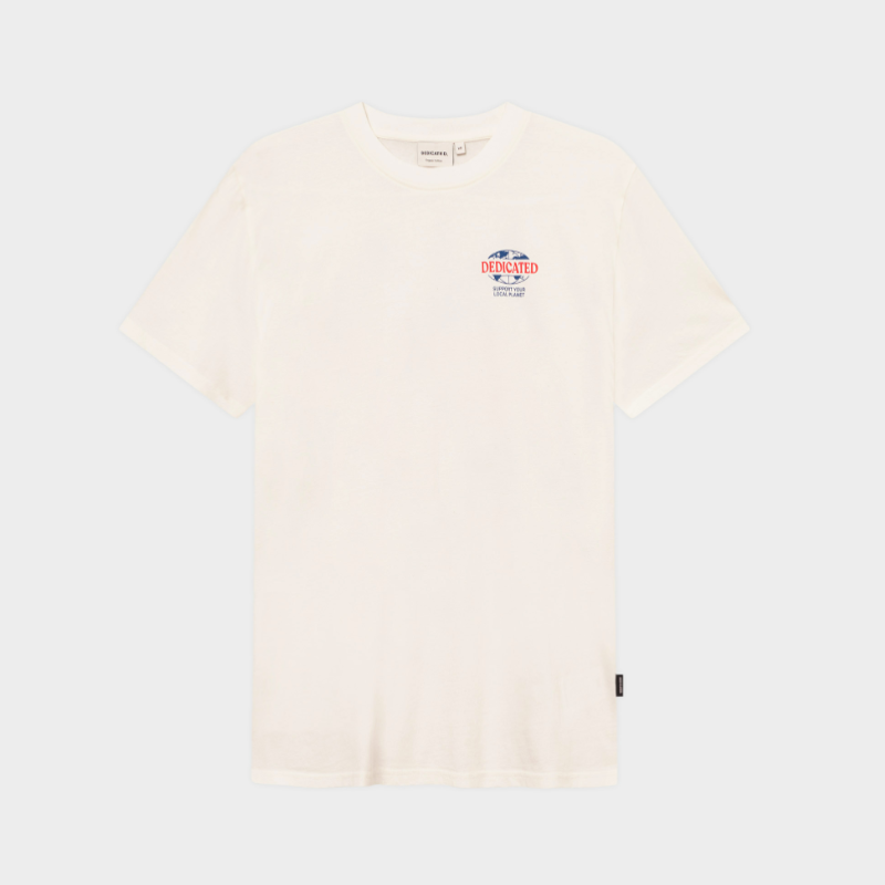 Dedicated Dedicated T-shirt  Stockholm Support Seed Off-white