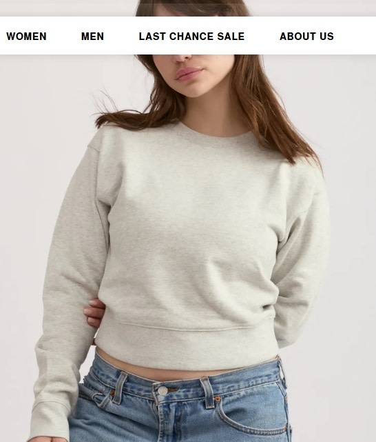 Organic Basics Organic Basics - Weekend Boxy Sweatshirt