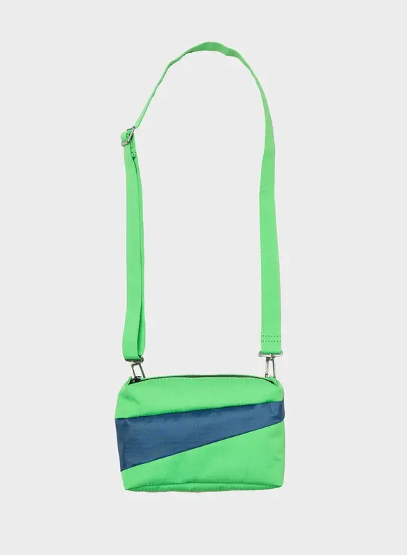 Susan Bijl Susan Bijl The New Bum Bag Greenscreen & Dark Petrol