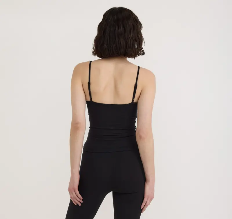 Organic Basics Organic Basics Core V-Neck Cami Black