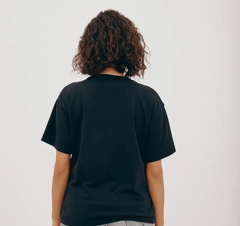 Organic Basics Organic Basics True Boxy Tee Black