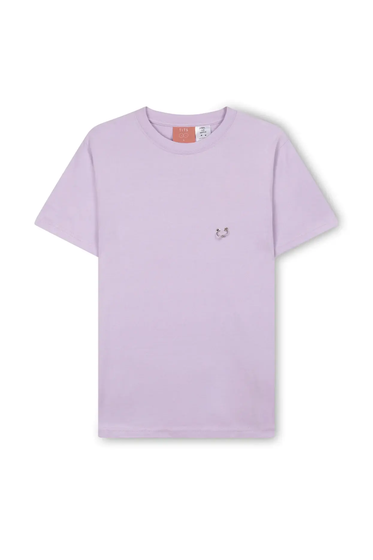 T.I.T.S. TITS Piercing T-shirt Lilac