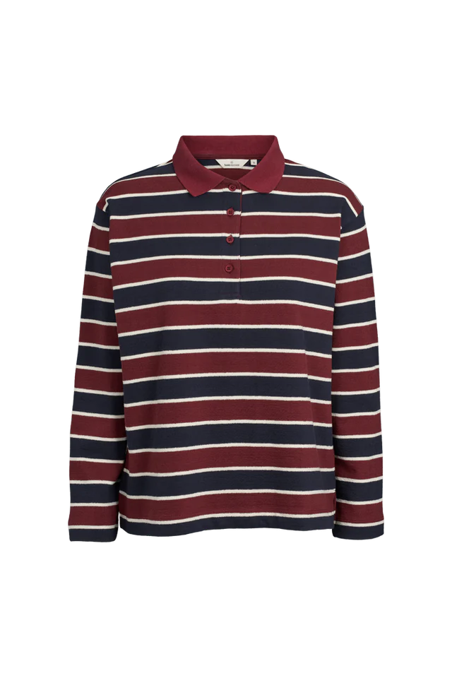 Basic Apparel Anneli Polo ls Tee Basic Apparel