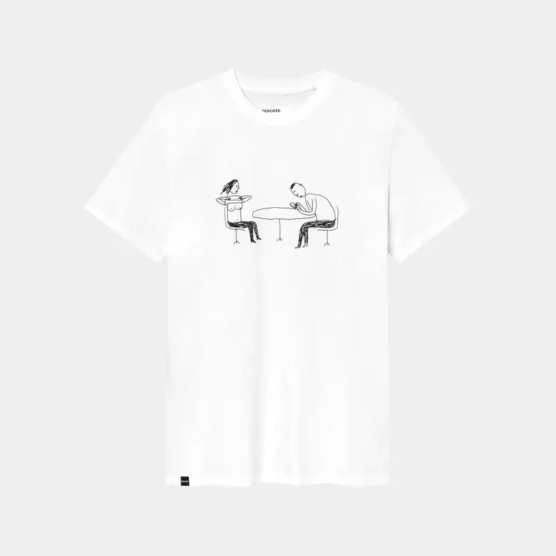 Dedicated Dedicated T-Shirt Stockholm Phoney Date White