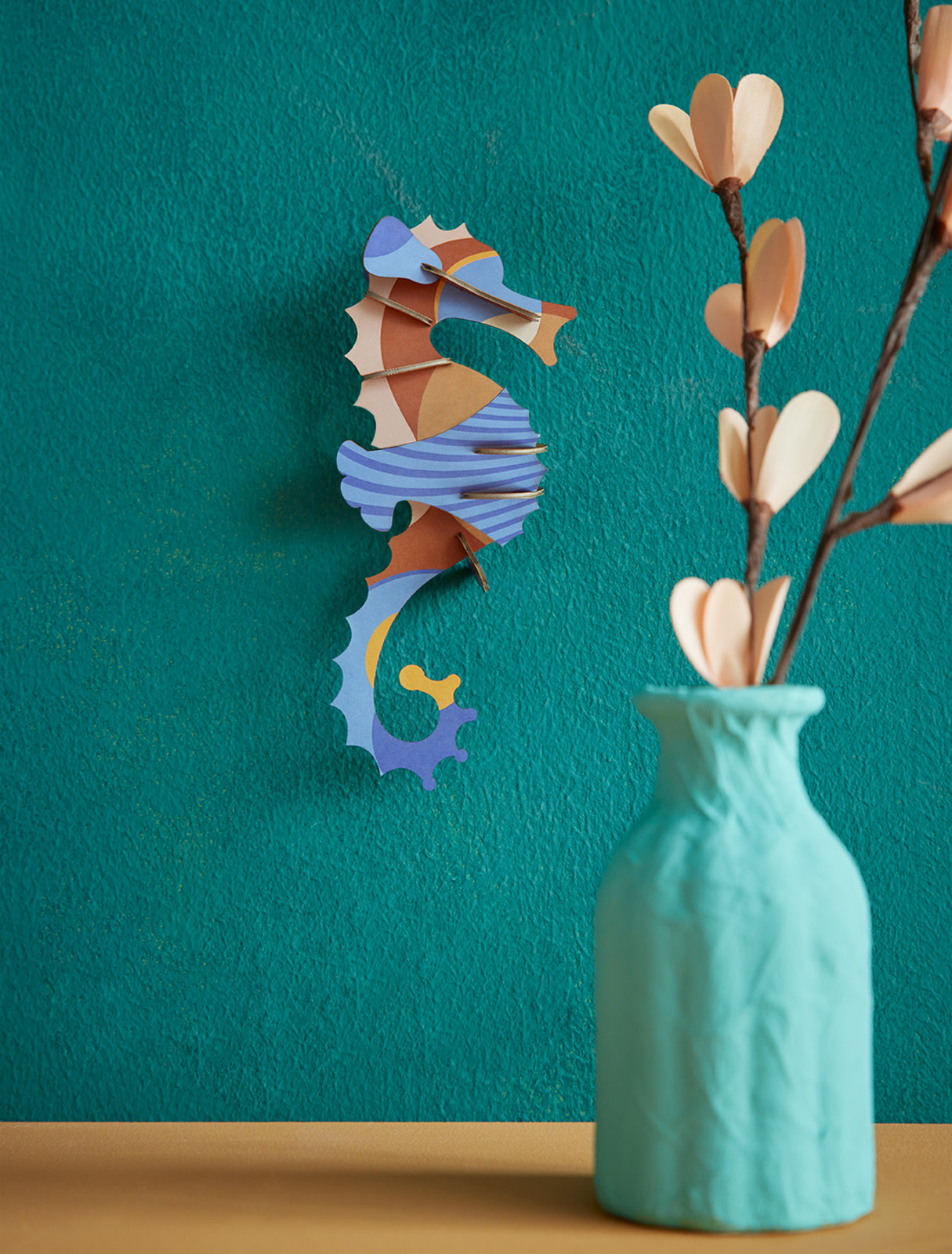 Studio Roof Studio Roof 3D Object Blue Ringlet Seahorse