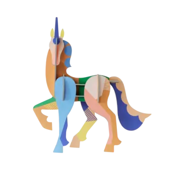 Studio Roof 3D Object Unicorn