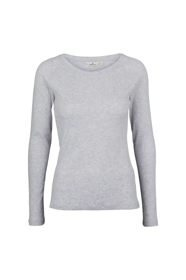 Basic Apparel Basic Apparel Arense LS Tee Light grey