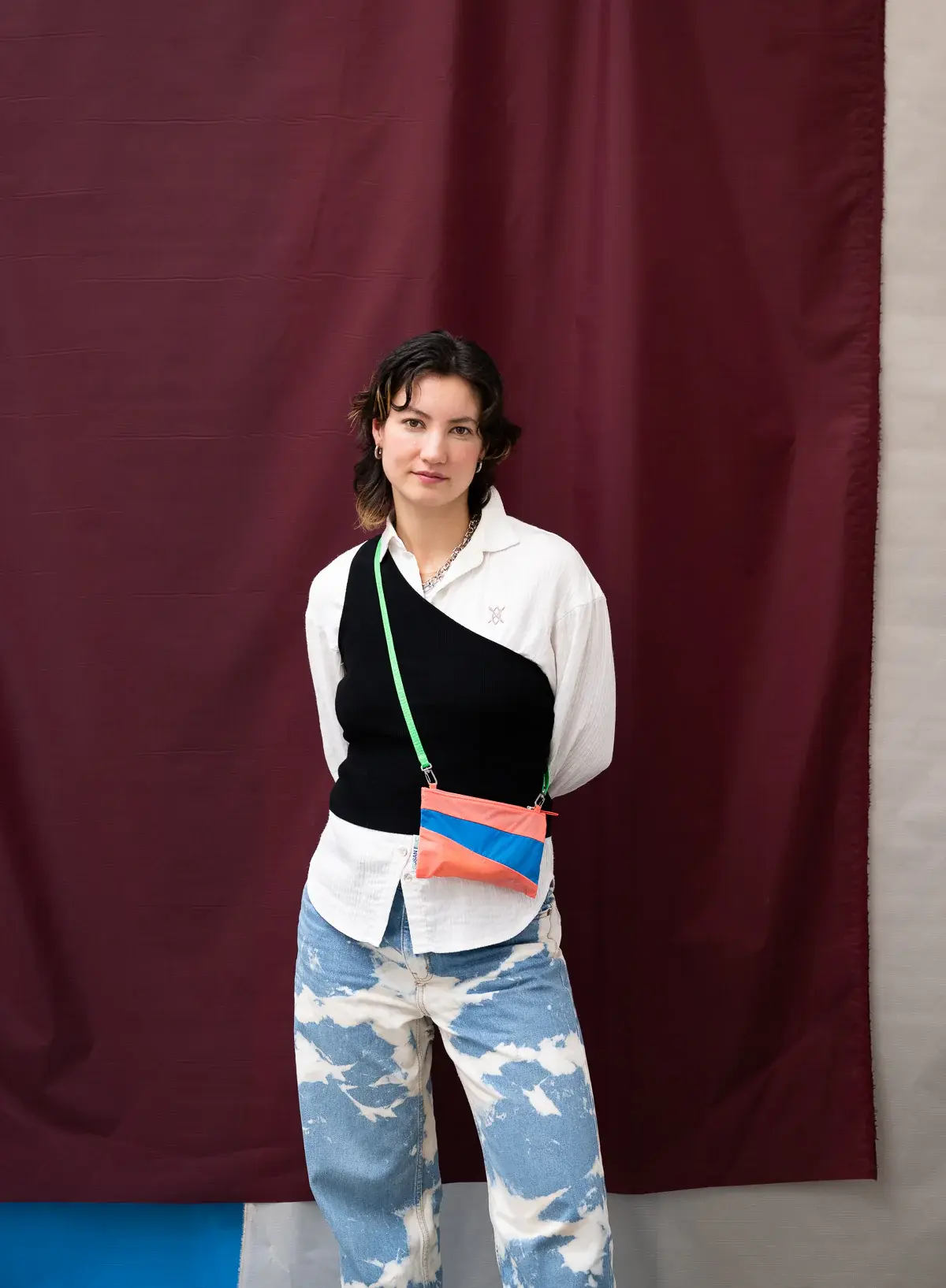 Susan Bijl Susan Bijl The New Pouch Coral & Wave