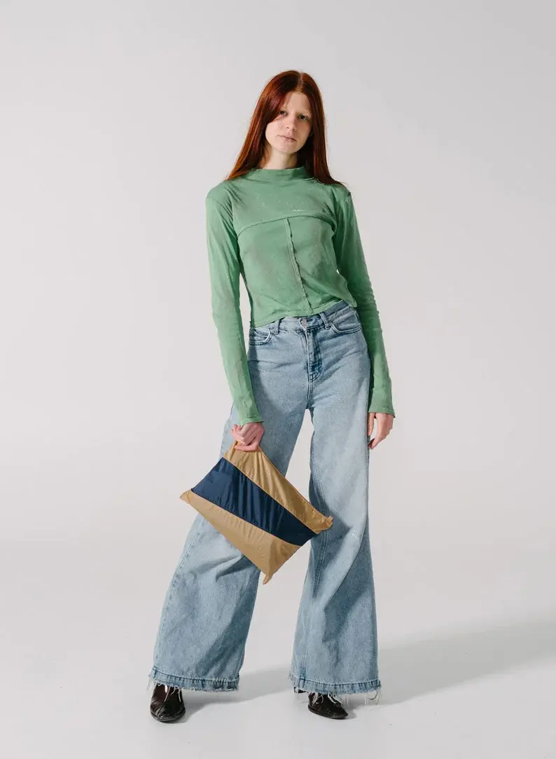 Susan Bijl Susan Bijl The New Pouch Camel & Navy