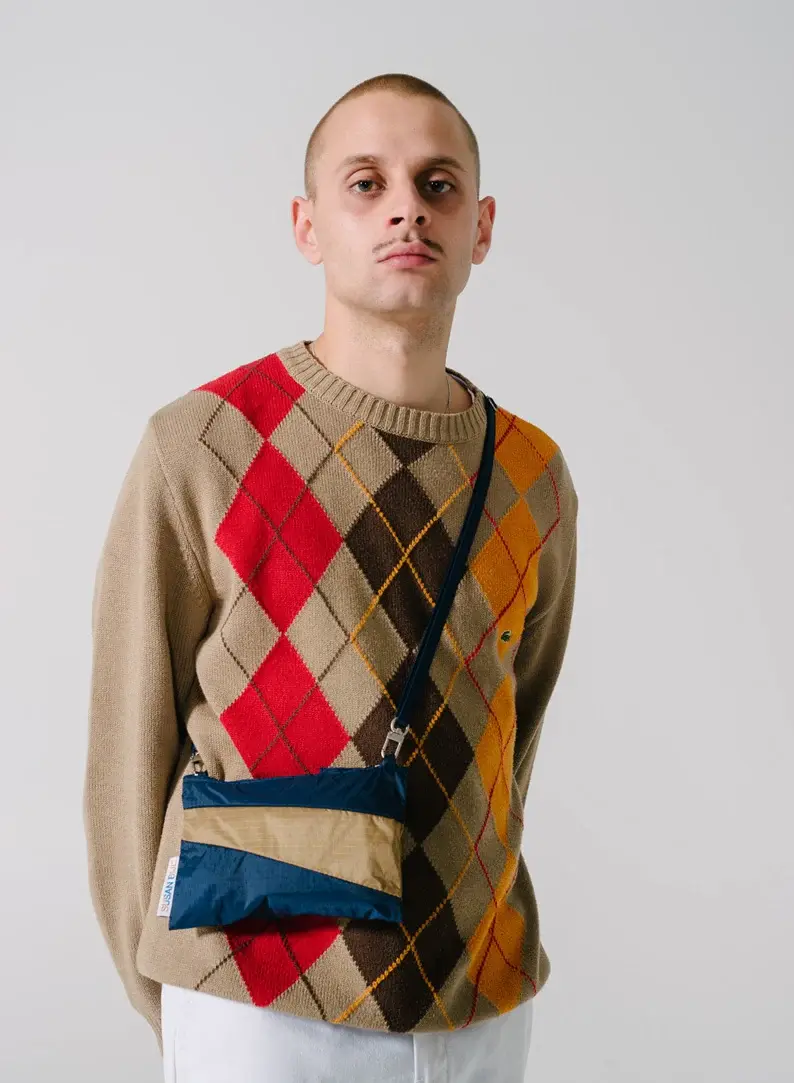 Susan Bijl Susan Bijl The New Pouch Navy & Camel