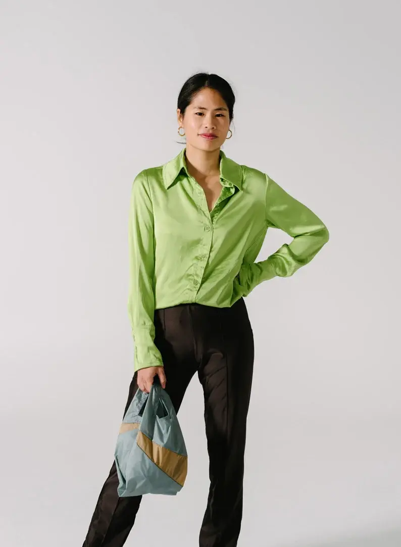 Susan Bijl Susan Bijl The New Shopping Bag Grey & Camel