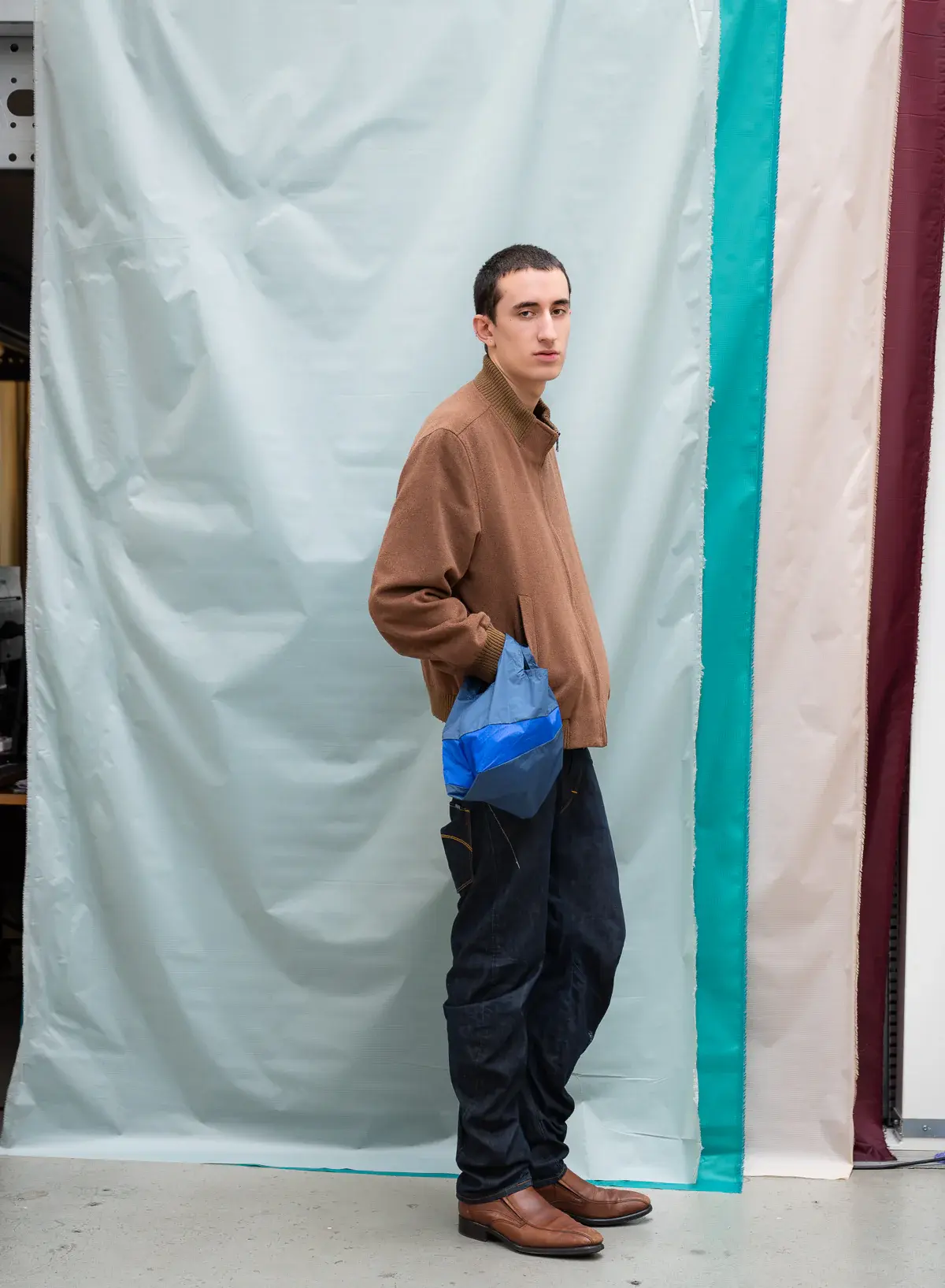 Susan Bijl Susan Bijl The New Shopping Bag Dark Petrol & Yves