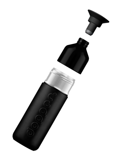 Dopper Dopper Bottle Insulated Blazing Black 1000ml