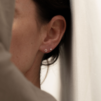 Riverstones Rise & Shine Studs Zilver Studs