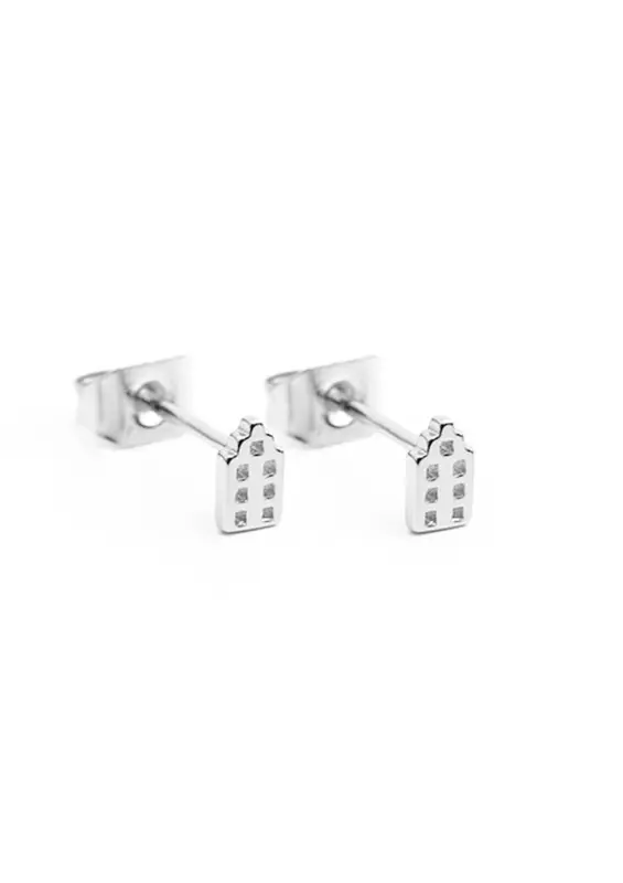 Riverstones Riverstones The Jordaan Studs Zilver