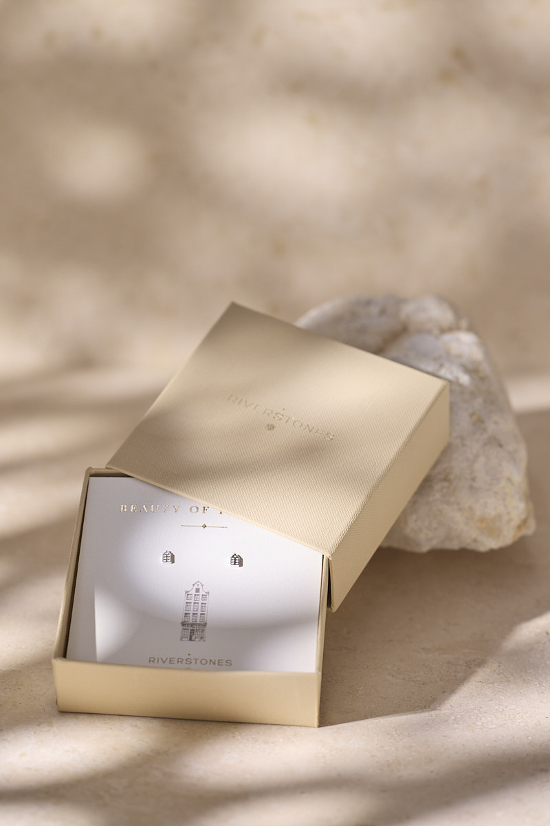 Riverstones Riverstones The Jordaan Studs Silver