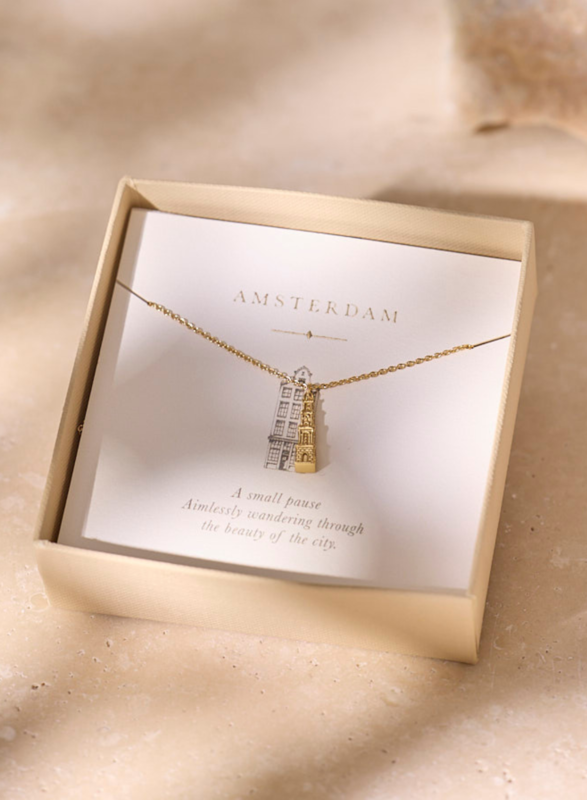 Riverstones Riverstones Westertoren Necklace Gold