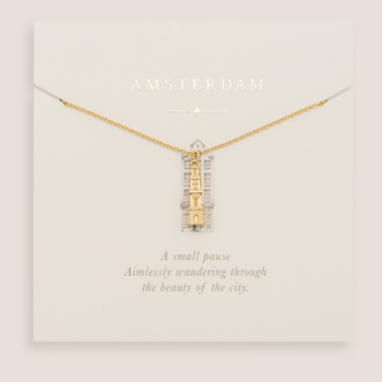 Riverstones Westertoren Ketting Verguld