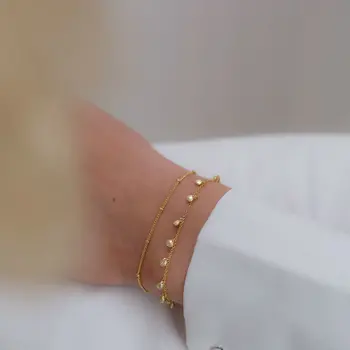 Riverstones Balance Armband Verguld