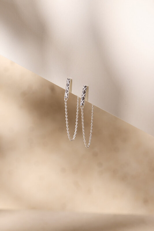 Riverstones Riverstones Metropolis Earrings Silver