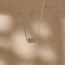 Riverstones Canal Necklace Gold