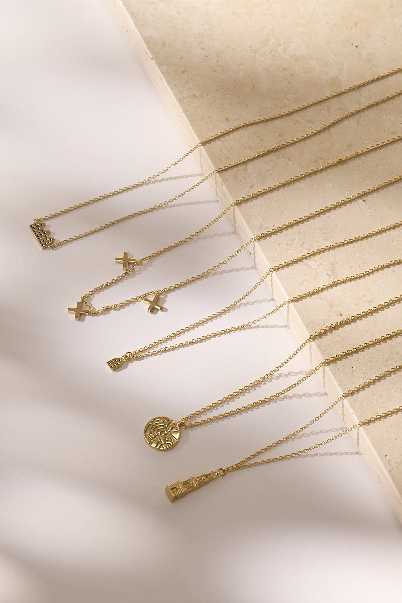 Riverstones Riverstones Canal Ketting Goud