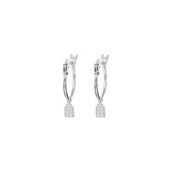 Riverstones The Jordaan Hoops Zilver