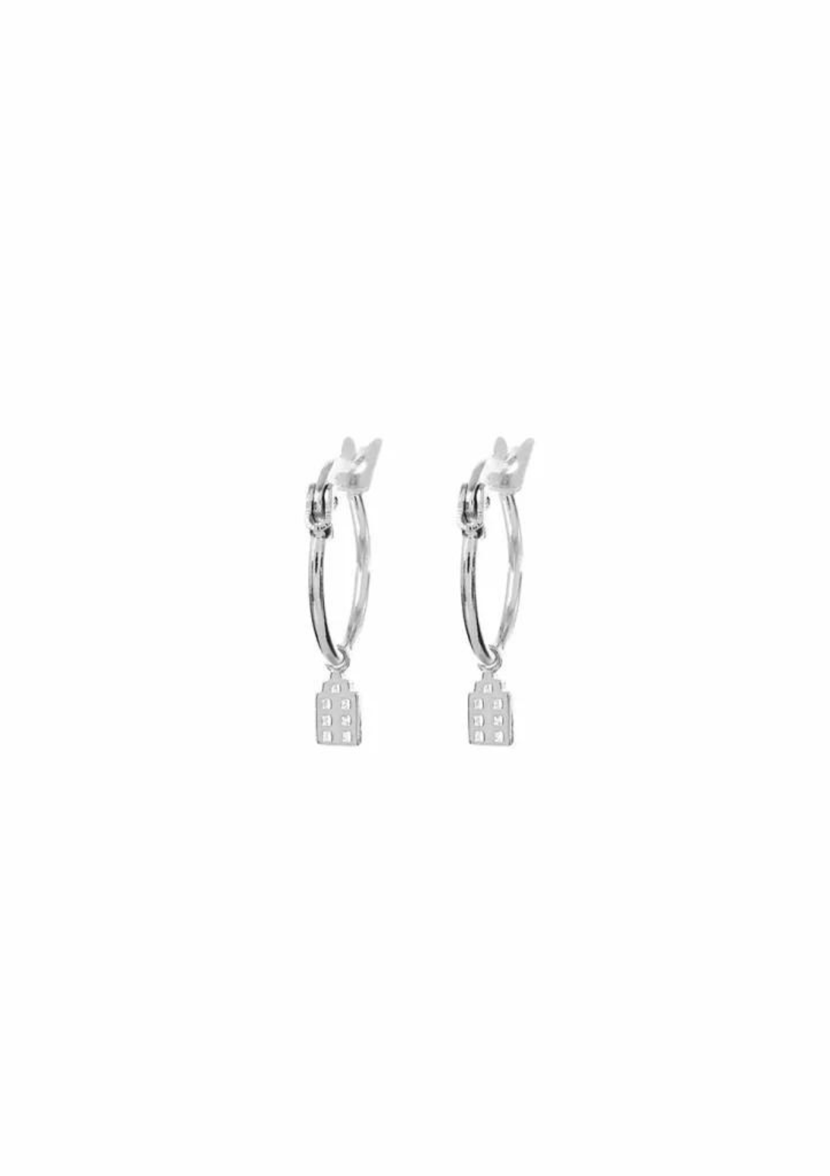 Riverstones Riverstones The Jordaan Hoops Silver