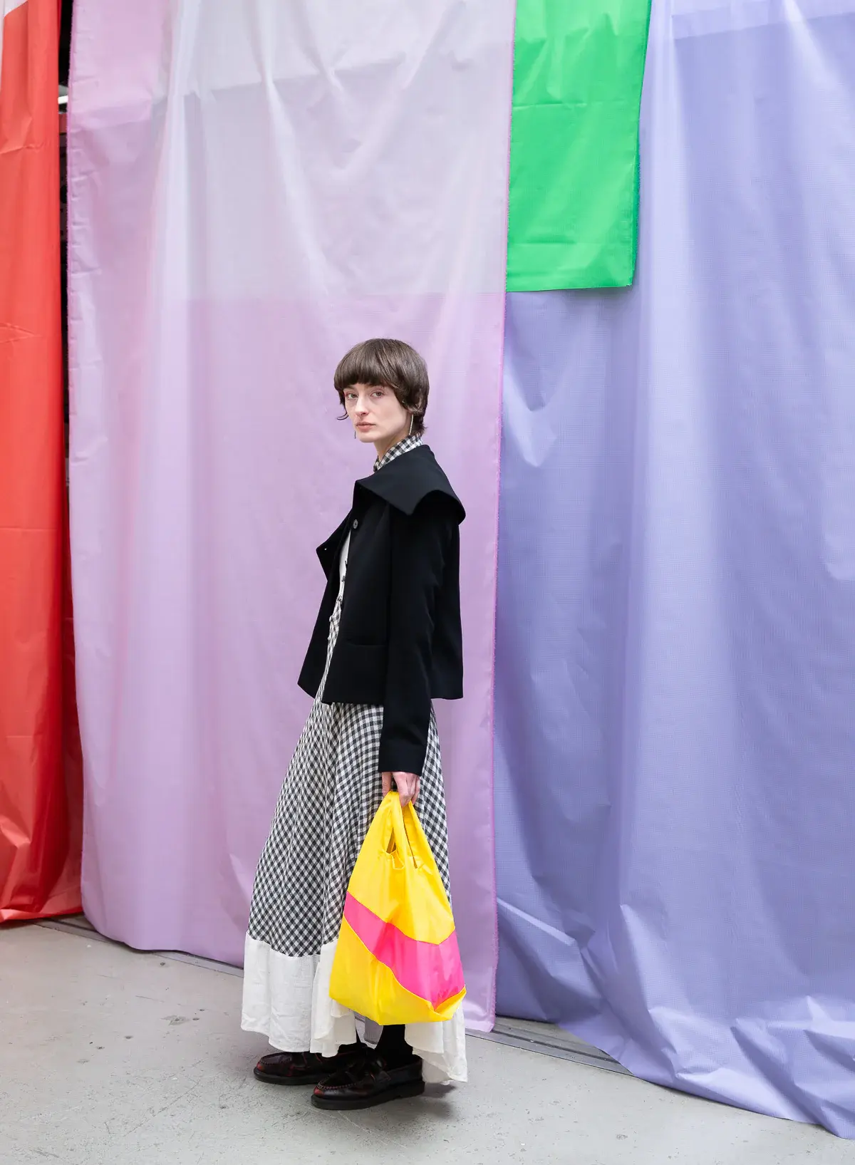 Susan Bijl Susan Bijl The New Shopping Bag TV Yellow & Fluo Pink