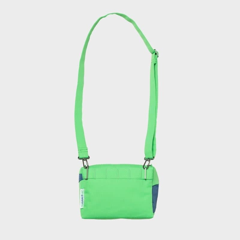 Susan Bijl Susan Bijl The New Bum Bag Greenscreen & Dark Petrol