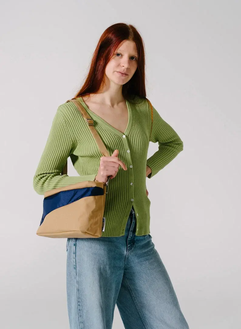Susan Bijl Susan Bijl The New Bum Bag Camel & Navy