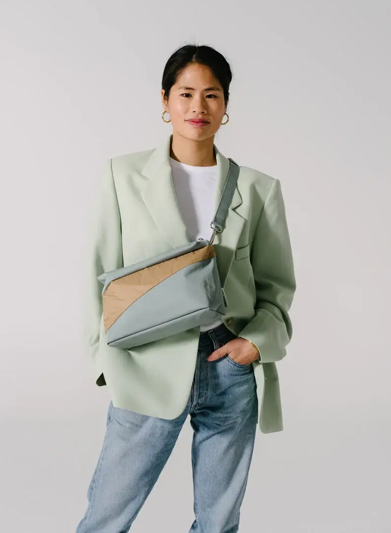 Susan Bijl Susan Bijl The New Bum Bag Grey & Camel