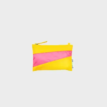 Susan Bijl The New Pouch TV Yellow & Fluo pink