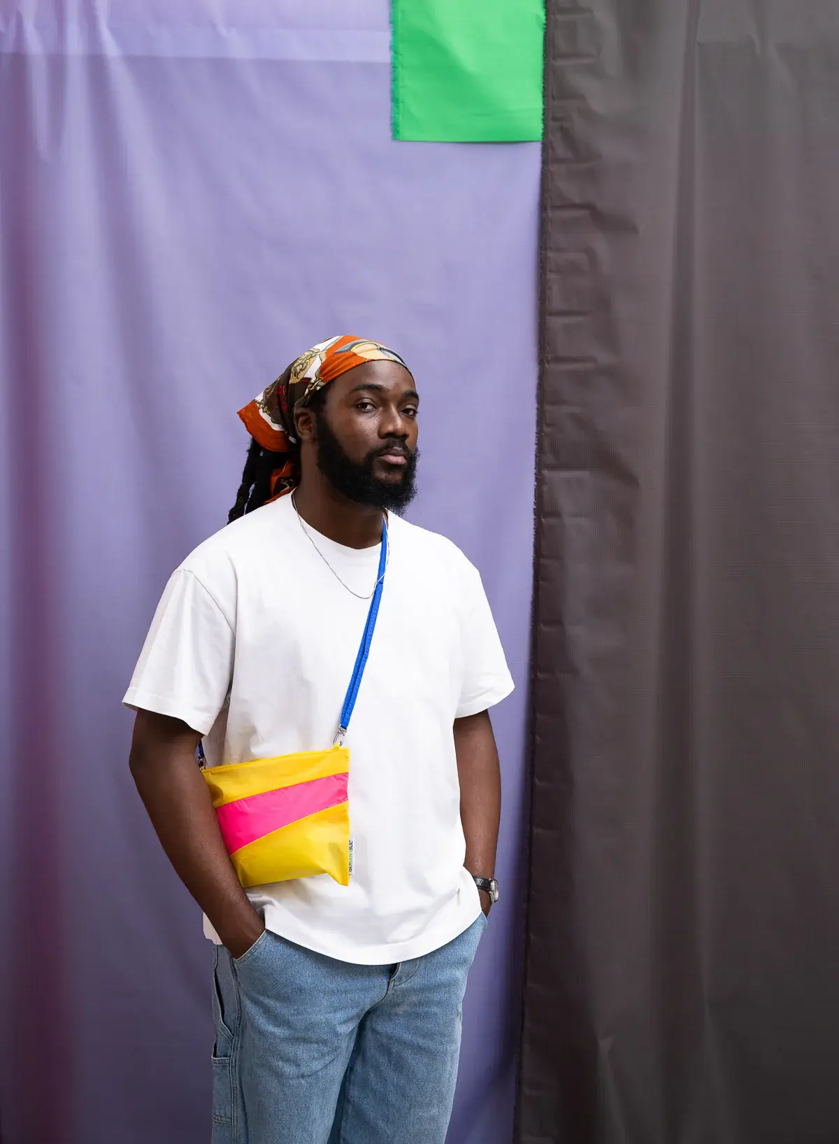 Susan Bijl Susan Bijl The New Pouch TV Yellow & Fluo Pink