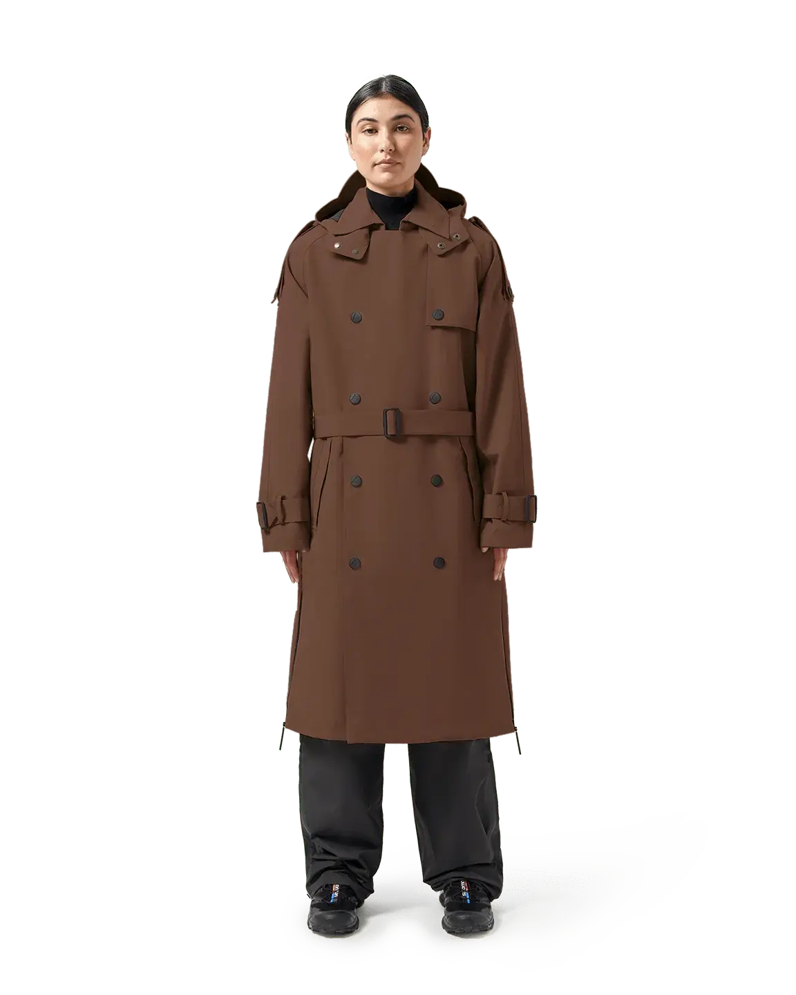 Maium Maium Trench Coat Macassar Brown