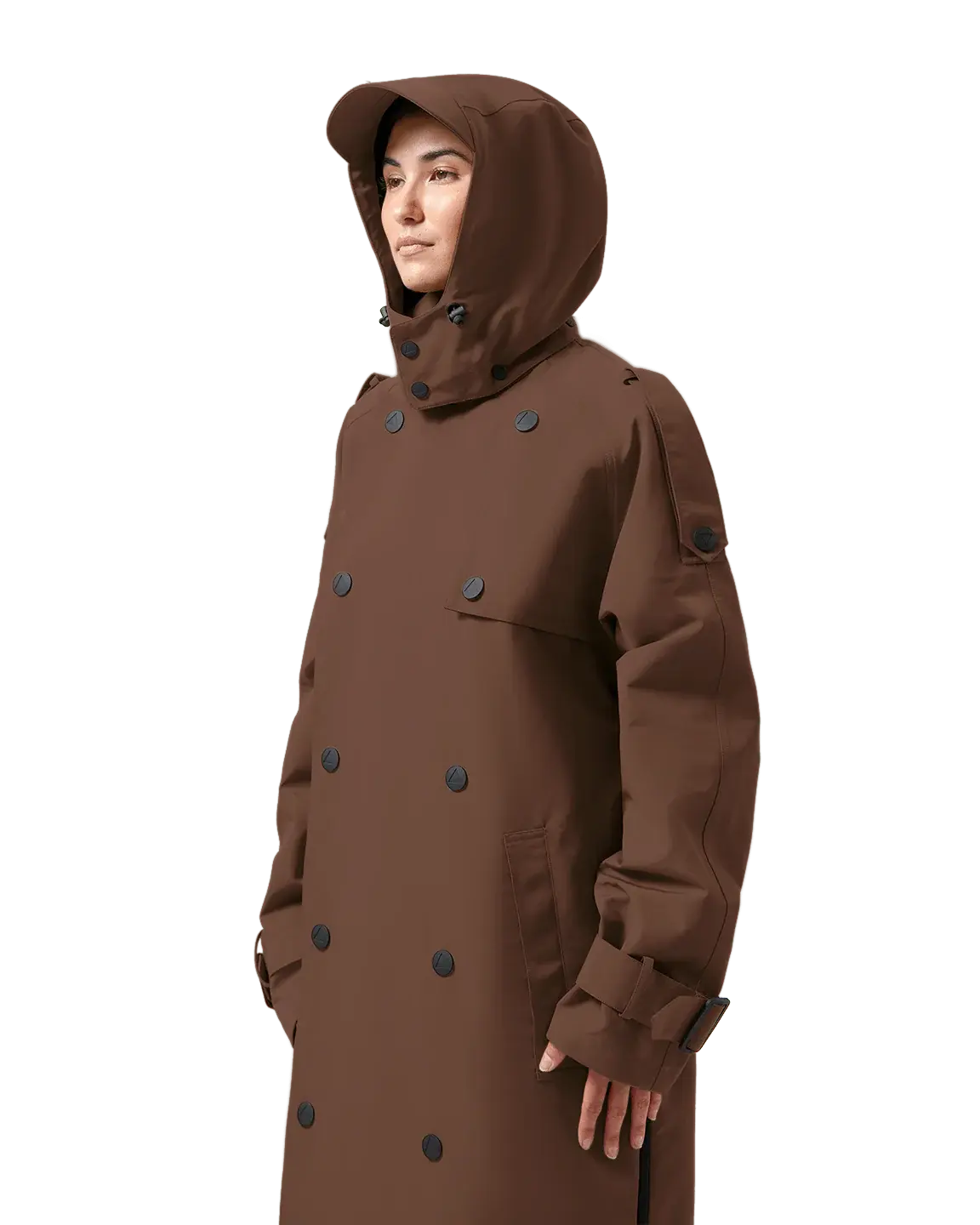 Maium Maium Trench Coat Macassar Brown