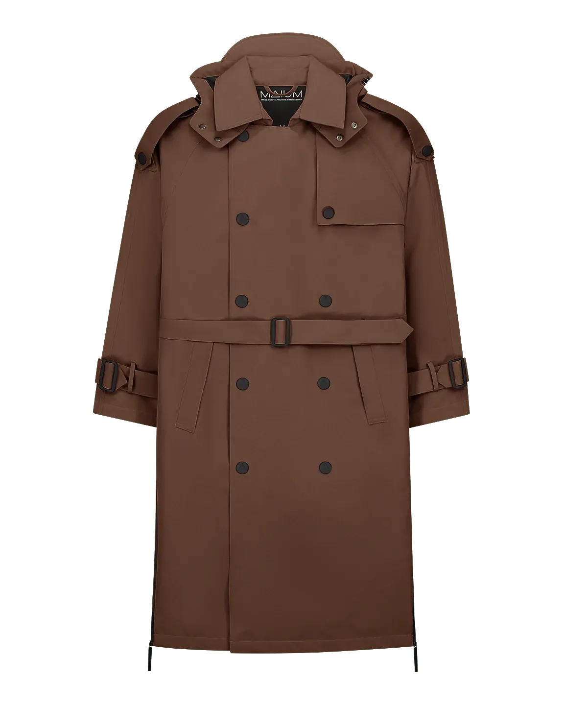 Maium Maium Trench Coat Macassar Brown