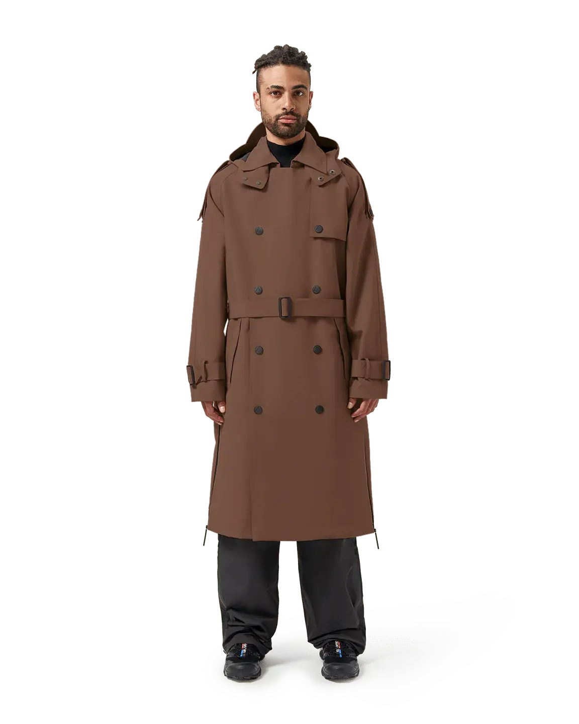 Maium Maium Trench Coat Macassar Brown